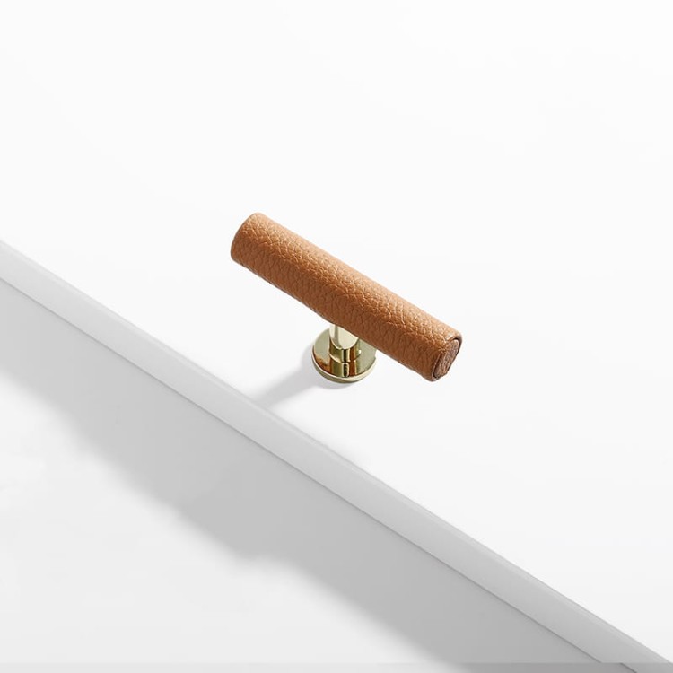 Möbelgriff Finca – moderner T-Bar-Griff im Loft-, Skandi- und Vintage-Stil in Schwarz, Grau, Braun und Weiß. Als Knopf sowie in 96 und 128 mm erhältlich. Ideal für Küchen, Kommoden und Kleiderschränke – egriffe.de