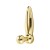 Wandhaken Andes mit eleganter, schlanker Form. Robust, leicht zu montieren, ideal für Zuhause, Hotels und Salons. Farben: Gold und Schwarzchrom – für Glamour-, klassische und moderne Interieurs.