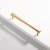 Möbelgriff Tuse – schlanker moderner Griff in Gold und Perlgrau, erhältlich in 128 mm, 192 mm sowie als Knopf. Ideal für elegante Küchenmöbel, Schubladen, Kommoden und Garderoben im klassischen oder modernen Stil.