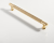Möbelgriff Fonda – matter T-Bar-Griff in Schwarz oder Gold. Erhältlich als T-Bar sowie in 128 und 192 mm. Ideal für moderne, loftige und industrielle Küchen- und Badmöbel, Schränke und Kommoden.
