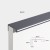 Möbelgriff Bravo – L-Kantengriff aus feuchtigkeitsbeständigem Aluminium. Farben: gebürstetes Gold, Schwarz, Silber und Grau. Größen 96, 128, 160, 192, 224 und 800 mm. Für moderne, minimalistische und industrielle Interieurs.